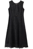 【アナイ/ANAYI】のレースフラワーチュールフレアワンピース ブラック|ID: prp329100004632785 ipo3291000000036555627