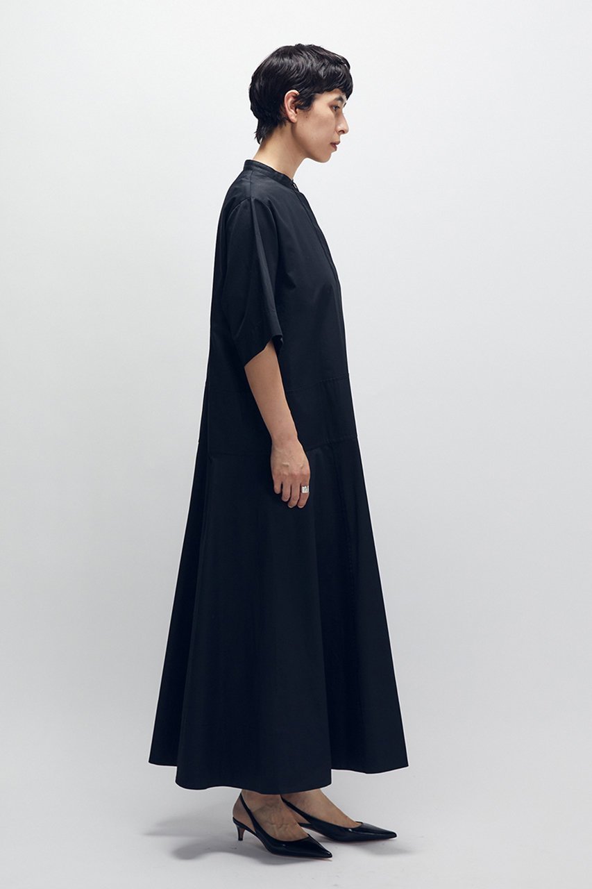 【プルミエ アロンディスモン/1er Arrondissement】のタイプライターワンピース 人気、トレンドファッション・服の通販 founy(ファニー) 　ファッション　Fashion　レディースファッション　Fashion for Women　ワンピース　Dresses　チュニック　Tunic Tops & Dresses　なめらか　Smooth, Silky Texture　スニーカー　Sneakers, Trainers　タイプライター　Typewriter Fabric, Crisp Cotton　ダウン　Down, Puffer　チュニック　Tunic, Long Top　フレア　Flare, Flared　ロング　Long, Long-Length　エレガント 上品　Elegant　再入荷　Restock / Back in Stock　other-6|ID: prp329100004632787 ipo3291000000033576710