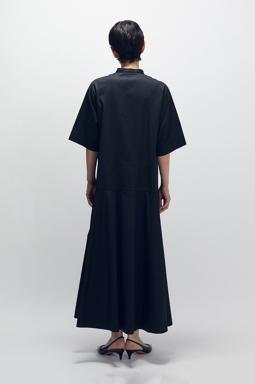 【プルミエ アロンディスモン/1er Arrondissement】のタイプライターワンピース 人気、トレンドファッション・服の通販 founy(ファニー) 　ファッション　Fashion　レディースファッション　Fashion for Women　ワンピース　Dresses　チュニック　Tunic Tops & Dresses　なめらか　Smooth, Silky Texture　スニーカー　Sneakers, Trainers　タイプライター　Typewriter Fabric, Crisp Cotton　ダウン　Down, Puffer　チュニック　Tunic, Long Top　フレア　Flare, Flared　ロング　Long, Long-Length　エレガント 上品　Elegant　再入荷　Restock / Back in Stock　other-7|ID: prp329100004632787 ipo3291000000033576711