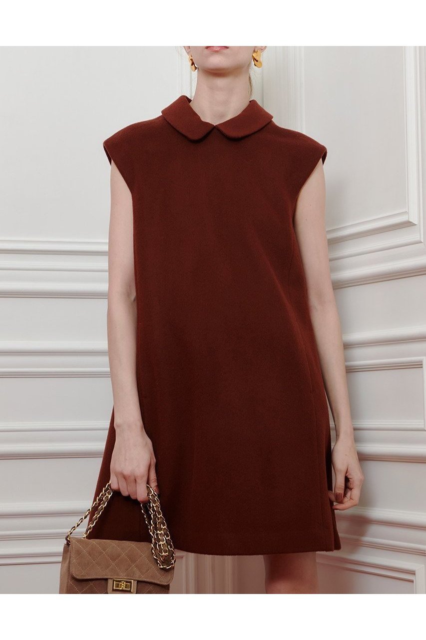【アルアバイル/allureville】の【LOULOU WILLOUGHBY】ビーバーステンカラーワンピース 人気、トレンドファッション・服の通販 founy(ファニー) 　ファッション　Fashion　レディースファッション　Fashion for Women　ワンピース　Dresses　チュニック　Tunic Tops & Dresses　2025年　2025　2025-2026秋冬・A/W　Autumn/Winter 2025–26 AW25–26　カットソー　Cut and Sewn Top　チュニック　Tunic, Long Top　ハイネック　High Neck, Mock Neck　エレガント 上品　Elegant　A/W・秋冬　Autumn/Winter　 other-1|ID: prp329100004632788 ipo3291000000033341517
