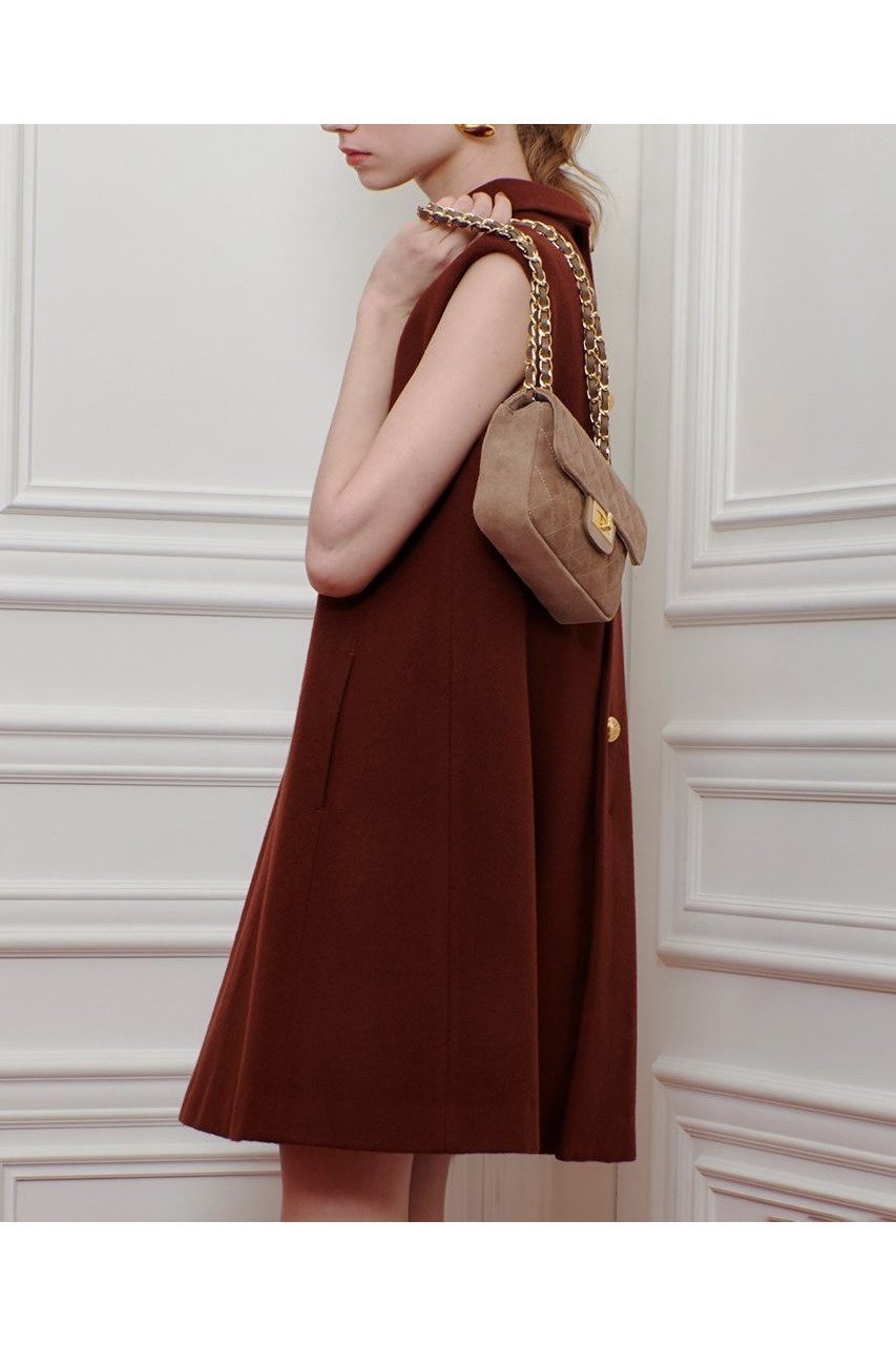【アルアバイル/allureville】の【LOULOU WILLOUGHBY】ビーバーステンカラーワンピース 人気、トレンドファッション・服の通販 founy(ファニー) 　ファッション　Fashion　レディースファッション　Fashion for Women　ワンピース　Dresses　チュニック　Tunic Tops & Dresses　2025年　2025　2025-2026秋冬・A/W　Autumn/Winter 2025–26 AW25–26　カットソー　Cut and Sewn Top　チュニック　Tunic, Long Top　ハイネック　High Neck, Mock Neck　エレガント 上品　Elegant　A/W・秋冬　Autumn/Winter　other-3|ID: prp329100004632788 ipo3291000000033341522