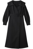 【アルアバイル/allureville】の【LOULOU WILLOUGHBY】W先染めセーラーカラーワンピース 人気、トレンドファッション・服の通販 founy(ファニー) ファッション Fashion レディースファッション Fashion for Women ワンピース Dresses チュニック Tunic Tops & Dresses ストライプ Stripe, Striped Pattern チェック Check, Plaid, Tartan チュニック Tunic, Long Top フィット Fit, Slim Fit ロング Long, Long-Length 無地 Plain, Solid Color thumbnail ブラック系|ID: prp329100004632789 ipo3291000000035564677