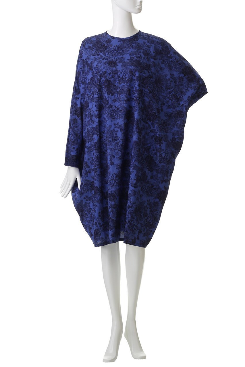 【ミズイロ インド/mizuiro ind】のプリントコクーンワイドワンピース 人気、トレンドファッション・服の通販 founy(ファニー) 　ファッション　Fashion　レディースファッション　Fashion for Women　ワンピース　Dresses　チュニック　Tunic Tops & Dresses　チュニック　Tunic, Long Top　フラワー　Flower, Floral　プリント　Print, Printed Pattern　ロング　Long, Long-Length　秋　Autumn　A/W・秋冬　Autumn/Winter　other-2|ID: prp329100004632791 ipo3291000000035562406