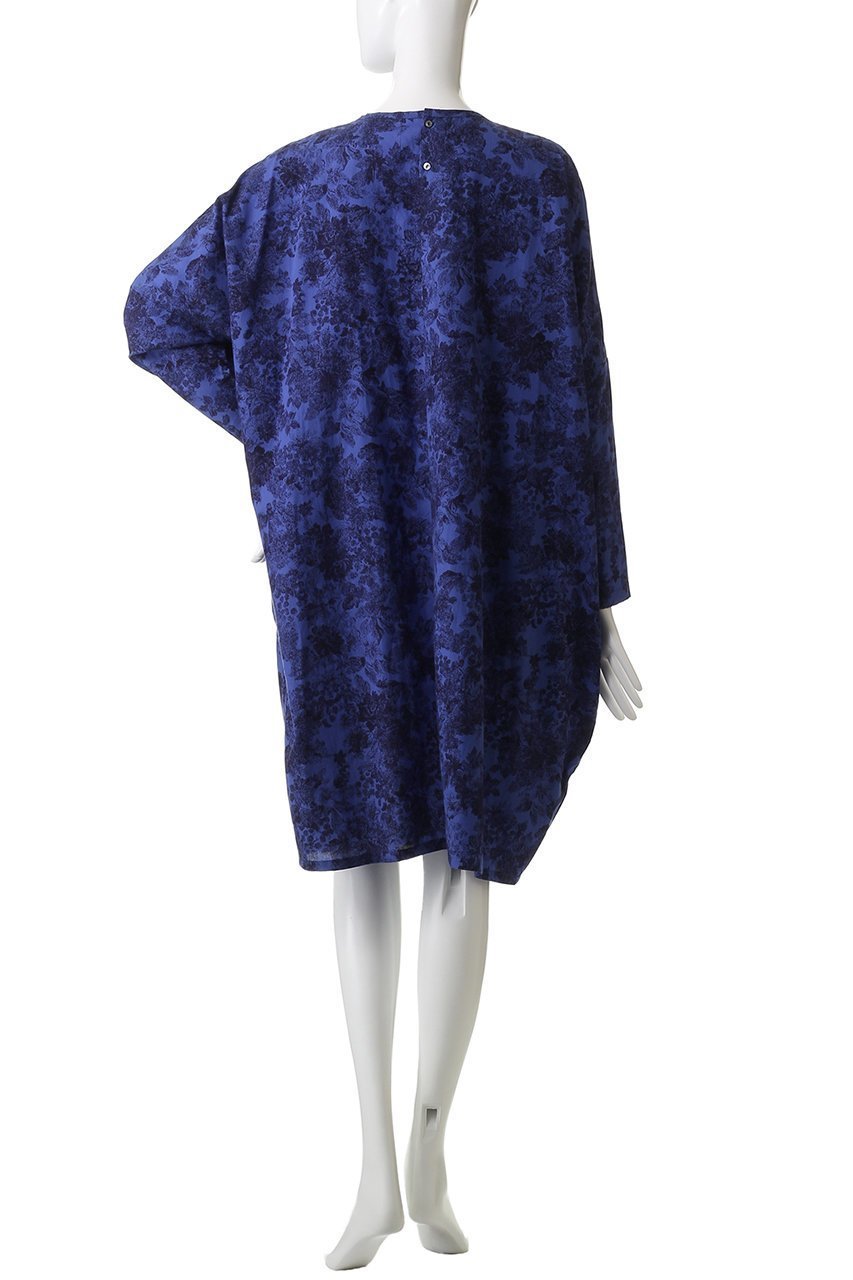 【ミズイロ インド/mizuiro ind】のプリントコクーンワイドワンピース 人気、トレンドファッション・服の通販 founy(ファニー) 　ファッション　Fashion　レディースファッション　Fashion for Women　ワンピース　Dresses　チュニック　Tunic Tops & Dresses　チュニック　Tunic, Long Top　フラワー　Flower, Floral　プリント　Print, Printed Pattern　ロング　Long, Long-Length　秋　Autumn　A/W・秋冬　Autumn/Winter　other-4|ID: prp329100004632791 ipo3291000000035562408