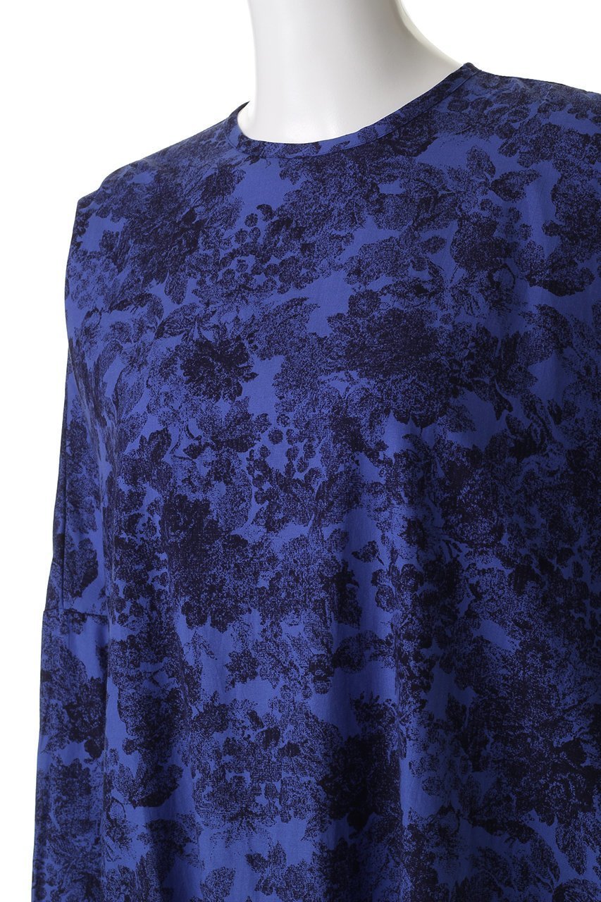 【ミズイロ インド/mizuiro ind】のプリントコクーンワイドワンピース 人気、トレンドファッション・服の通販 founy(ファニー) 　ファッション　Fashion　レディースファッション　Fashion for Women　ワンピース　Dresses　チュニック　Tunic Tops & Dresses　チュニック　Tunic, Long Top　フラワー　Flower, Floral　プリント　Print, Printed Pattern　ロング　Long, Long-Length　秋　Autumn　A/W・秋冬　Autumn/Winter　other-5|ID: prp329100004632791 ipo3291000000035562410