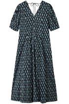 【ヌキテパ/NE QUITTEZ PAS】のCOTTON VOILE ETHNIC プリントギャザースリーブドレス ブラック|ID: prp329100004632796 ipo3291000000036181529