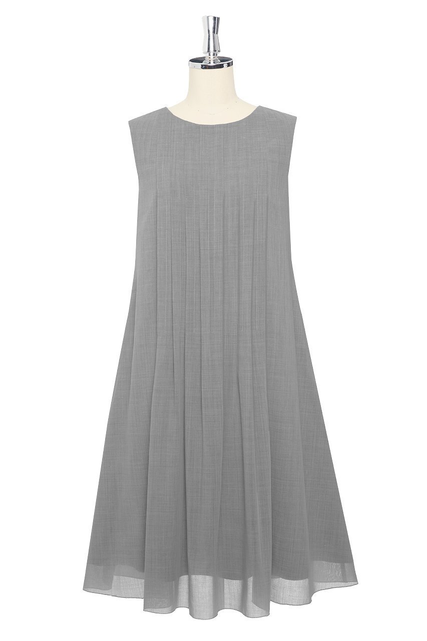 【デイジーリン/DAISY LIN】のDress “Charleston II” インテリア・キッズ・メンズ・レディースファッション・服の通販 founy(ファニー) 　ファッション　Fashion　レディースファッション　Fashion for Women　ワンピース　Dresses　フォーマル・パーティードレス・結婚式用ドレス　Elegant & Casual Dresses　チュニック　Tunic Tops & Dresses　ウォッシャブル　Machine Washable　エレガント 上品　Elegant　シャンブレー　Chambray, Denim-Like Fabric　チュニック　Tunic, Long Top　ドレス　Dress, One-Piece　人気　Popular, Best Seller　フロント　Front, Front Design　プリーツ　Pleats, Pleated　リラックス　Relax, Relaxed Fit　おすすめ　Recommended / Our Picks　旅行　Travel　新作・新入荷　New Arrivals / New In　ソフィーグレー|ID: prp329100004632798 ipo3291000000033341593