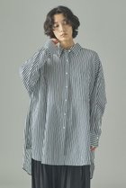 【カレンソロジー/Curensology】のワッシャーストライプシャツ ネイビー|ID:prp329100004632805