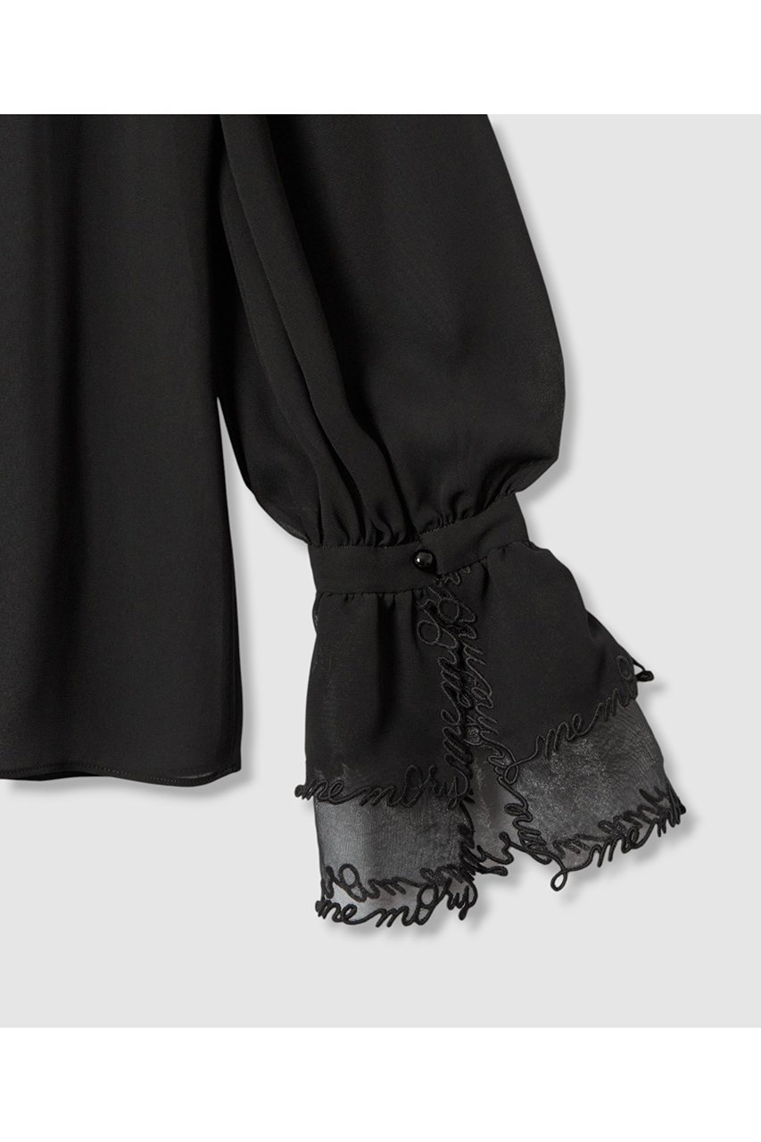 【アルアバイル/allureville】の【LOULOU WILLOUGHBY】レタード刺繍ブラウス 人気、トレンドファッション・服の通販 founy(ファニー) 　ファッション　Fashion　レディースファッション　Fashion for Women　トップス・カットソー　Cut & Sew Tops　シャツ・ブラウス・オフィスカジュアル　Elegant Blouses & Button-Ups　とろみ　Fluid, Flowy Fabric　インナー　Innerwear　オーガンジー　Organza Fabric　カーディガン　Cardigan, Knitwear　シフォン　Chiffon, Lightweight Fabric　ジャケット　Jacket, Outerwear　スリーブ　Sleeve, Long Sleeve / Short Sleeve　バランス　Balance, Style Balance　フリル　Frill, Ruffle　ロング　Long, Long-Length　other-5|ID: prp329100004632809 ipo3291000000035562429