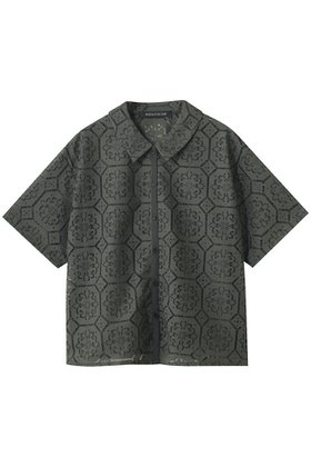【ミズイロ インド/mizuiro ind】のtile lace shirt シャツ 人気、トレンドファッション・服の通販 founy(ファニー) ファッション Fashion レディースファッション Fashion for Women トップス・カットソー Cut & Sew Tops シャツ・ブラウス・オフィスカジュアル Elegant Blouses & Button-Ups 2025年 2025 2025-2026秋冬・A/W Autumn/Winter 2025–26 AW25–26 おすすめ Recommended / Our Picks ショート Short, Short Length スリーブ Sleeve, Long Sleeve / Short Sleeve ベーシック Basic, Essential レギュラー Regular, Standard Fit レース Lace, Lace Fabric エレガント 上品 Elegant 人気 Popular, Best Seller 秋 Autumn A/W・秋冬 Autumn/Winter |ID:prp329100004632810