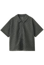 【ミズイロ インド/mizuiro ind】のtile lace shirt シャツ c.gray|ID:prp329100004632810