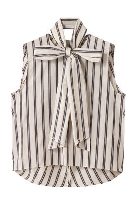 【ドメル/DOMELLE】 ストライプ ブラウス人気、トレンドファッション・服の通販 founy(ファニー) ファッション Fashion レディースファッション Fashion for Women トップス・カットソー Cut & Sew Tops キャミソール&ノースリーブ Camisoles & Sleeveless Tops シャツ・ブラウス・オフィスカジュアル Elegant Blouses & Button-Ups 2025年 2025 2025-2026秋冬・A/W Autumn/Winter 2025–26 AW25–26 コンパクト Compact, Small Size シルク Silk, 100% Silk シンプル Simple, Minimal ストライプ Stripe, Striped Pattern ドレープ Drape, Draping Fabric ノースリーブ Sleeveless, No-Sleeve パウダー Powder, Soft Tone プリント Print, Printed Pattern ボトム Bottoms, Lower Wear ミックス Mix, Mixed Style レオパード Leopard, Animal Print A/W・秋冬 Autumn/Winter |ID:prp329100004632812