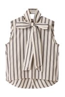 【ドメル/DOMELLE】のストライプ ブラウス 人気、トレンドファッション・服の通販 founy(ファニー) ファッション Fashion レディースファッション Fashion for Women トップス・カットソー Cut & Sew Tops キャミソール&ノースリーブ Camisoles & Sleeveless Tops シャツ・ブラウス・オフィスカジュアル Elegant Blouses & Button-Ups 2025年 2025 2025-2026秋冬・A/W Autumn/Winter 2025–26 AW25–26 コンパクト Compact, Small Size シルク Silk, 100% Silk シンプル Simple, Minimal ストライプ Stripe, Striped Pattern ドレープ Drape, Draping Fabric ノースリーブ Sleeveless, No-Sleeve パウダー Powder, Soft Tone プリント Print, Printed Pattern ボトム Bottoms, Lower Wear ミックス Mix, Mixed Style レオパード Leopard, Animal Print A/W・秋冬 Autumn/Winter |ID:prp329100004632812