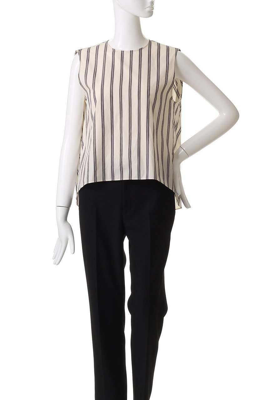 【ドメル/DOMELLE】のストライプ ブラウス 人気、トレンドファッション・服の通販 founy(ファニー) 　ファッション　Fashion　レディースファッション　Fashion for Women　トップス・カットソー　Cut & Sew Tops　キャミソール&ノースリーブ　Camisoles & Sleeveless Tops　シャツ・ブラウス・オフィスカジュアル　Elegant Blouses & Button-Ups　2025年　2025　2025-2026秋冬・A/W　Autumn/Winter 2025–26 AW25–26　コンパクト　Compact, Small Size　シルク　Silk, 100% Silk　シンプル　Simple, Minimal　ストライプ　Stripe, Striped Pattern　ドレープ　Drape, Draping Fabric　ノースリーブ　Sleeveless, No-Sleeve　パウダー　Powder, Soft Tone　プリント　Print, Printed Pattern　ボトム　Bottoms, Lower Wear　ミックス　Mix, Mixed Style　レオパード　Leopard, Animal Print　A/W・秋冬　Autumn/Winter　other-6|ID: prp329100004632812 ipo3291000000033341718