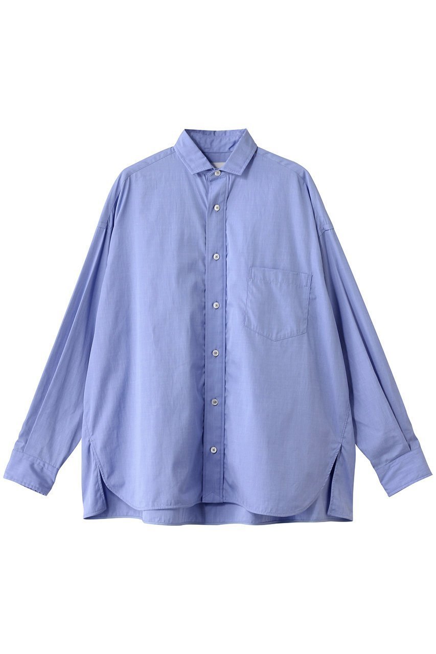 【ティッカ/TICCA】のスクエアビッグシャツ インテリア・キッズ・メンズ・レディースファッション・服の通販 founy(ファニー) 　ファッション　Fashion　レディースファッション　Fashion for Women　トップス・カットソー　Cut & Sew Tops　シャツ・ブラウス・オフィスカジュアル　Elegant Blouses & Button-Ups　2025年　2025　2025-2026秋冬・A/W　Autumn/Winter 2025–26 AW25–26　コンパクト　Compact, Small Size　スリーブ　Sleeve, Long Sleeve / Short Sleeve　ドレス　Dress, One-Piece　ボトム　Bottoms, Lower Wear　リラックス　Relax, Relaxed Fit　ロング　Long, Long-Length　エレガント 上品　Elegant　定番　Standard, Basic Item　A/W・秋冬　Autumn/Winter　ブルー|ID: prp329100004632815 ipo3291000000033341749