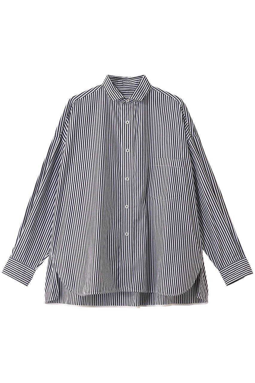 【ティッカ/TICCA】のスクエアビッグシャツ インテリア・キッズ・メンズ・レディースファッション・服の通販 founy(ファニー) 　ファッション　Fashion　レディースファッション　Fashion for Women　トップス・カットソー　Cut & Sew Tops　シャツ・ブラウス・オフィスカジュアル　Elegant Blouses & Button-Ups　2025年　2025　2025-2026秋冬・A/W　Autumn/Winter 2025–26 AW25–26　コンパクト　Compact, Small Size　スリーブ　Sleeve, Long Sleeve / Short Sleeve　ドレス　Dress, One-Piece　ボトム　Bottoms, Lower Wear　リラックス　Relax, Relaxed Fit　ロング　Long, Long-Length　エレガント 上品　Elegant　定番　Standard, Basic Item　A/W・秋冬　Autumn/Winter　ブラックロンドンストライプ|ID: prp329100004632815 ipo3291000000033341750