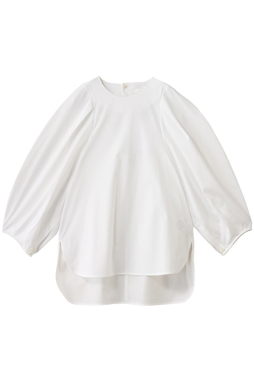 【エブール/ebure】の【8/15 0:00販売開始】【店舗限定】ハイパワーコットン ボリュームブラウス インテリア・キッズ・メンズ・レディースファッション・服の通販 founy(ファニー) 　ファッション　Fashion　レディースファッション　Fashion for Women　トップス・カットソー　Cut & Sew Tops　シャツ・ブラウス・オフィスカジュアル　Elegant Blouses & Button-Ups　2025年　2025　2025-2026秋冬・A/W　Autumn/Winter 2025–26 AW25–26　カフス　Cuff Design　ストレッチ　Stretch, Stretchy Fabric　スリーブ　Sleeve, Long Sleeve / Short Sleeve　バランス　Balance, Style Balance　ブロード　Broadcloth, Fine Cotton　ロング　Long, Long-Length　A/W・秋冬　Autumn/Winter　ホワイト|ID: prp329100004632820 ipo3291000000033341783