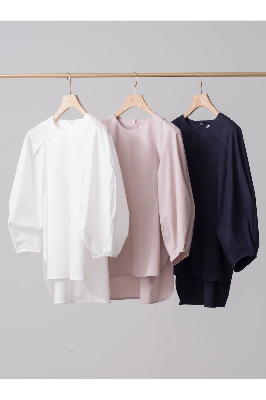 【エブール/ebure】の【店舗限定】ハイパワーコットン ボリュームブラウス 人気、トレンドファッション・服の通販 founy(ファニー) 　ファッション　Fashion　レディースファッション　Fashion for Women　トップス・カットソー　Cut & Sew Tops　シャツ・ブラウス・オフィスカジュアル　Elegant Blouses & Button-Ups　カフス　Cuff Design　ストレッチ　Stretch, Stretchy Fabric　スリーブ　Sleeve, Long Sleeve / Short Sleeve　バランス　Balance, Style Balance　ブロード　Broadcloth, Fine Cotton　ロング　Long, Long-Length　other-6|ID: prp329100004632820 ipo3291000000033439741