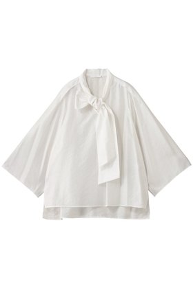 【エブール/ebure】 【店舗限定】ブライトシアー ボウタイブラウス人気、トレンドファッション・服の通販 founy(ファニー) ファッション Fashion レディースファッション Fashion for Women トップス・カットソー Cut & Sew Tops シャツ・ブラウス・オフィスカジュアル Elegant Blouses & Button-Ups シアー Sheer, See-Through シルク Silk, 100% Silk スリーブ Sleeve, Long Sleeve / Short Sleeve ロング Long, Long-Length 再入荷 Restock / Back in Stock |ID:prp329100004632822