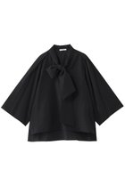 【エブール/ebure】の【店舗限定】ブライトシアー ボウタイブラウス ブラック|ID:prp329100004632822