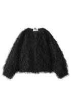 【マリリンムーン/MARILYN MOON】の【SOI-MeME】シアーフリンジジャケット ブラック|ID: prp329100004632827 ipo3291000000036923368