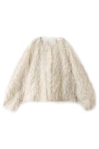 【マリリンムーン/MARILYN MOON】の【SOI-MeME】シアーフリンジジャケット アイボリー|ID: prp329100004632827 ipo3291000000036923369