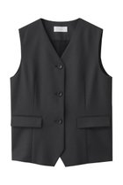 【エブール/ebure】の【店舗限定】ハイカウントオックスウール ショートジレ チャコールグレー|ID: prp329100004632829 ipo3291000000035701903