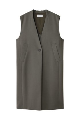 【エブール/ebure】 【店舗限定】ハイカウントオックスウール ロングジレ人気、トレンドファッション・服の通販 founy(ファニー) ファッション Fashion レディースファッション Fashion for Women アウター Coat / Outerwear Collection レディースジャケット・軽アウター Jackets カッティング Cutting Detail ジャケット Jacket, Outerwear センター Center, Center Line ベスト Vest, Waistcoat ボックス Boxy, Box Shape マニッシュ Mannish, Boyish |ID:prp329100004632831