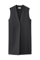 【エブール/ebure】の【店舗限定】ハイカウントオックスウール ロングジレ チャコールグレー|ID:prp329100004632831