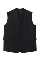 【デパリエ/DEPAREILLE】のウールギャバジンジレ ブラック|ID: prp329100004632833 ipo3291000000035562486