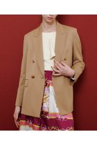 【アルアバイル/allureville】の【LOULOU WILLOUGHBY】ウールチノダブルジャケット 人気、トレンドファッション・服の通販 founy(ファニー) ファッション Fashion レディースファッション Fashion for Women アウター Coat / Outerwear Collection レディースジャケット・軽アウター Jackets 2025年 2025 2025-2026秋冬・A/W Autumn/Winter 2025–26 AW25–26 シェイプ Shape, Slim Fit ジャケット Jacket, Outerwear ダブル Double, Double-Breasted パターン Pattern, Design Print フェミニン Feminine, Girly ベーシック Basic, Essential マニッシュ Mannish, Boyish 今季 This Season, Current Season A/W・秋冬 Autumn/Winter thumbnail ベージュ|ID: prp329100004632835 ipo3291000000033341886