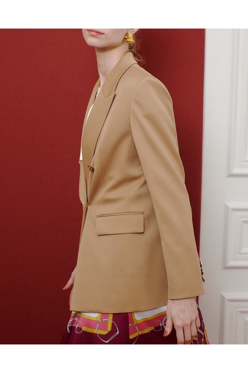 【アルアバイル/allureville】の【LOULOU WILLOUGHBY】ウールチノダブルジャケット 人気、トレンドファッション・服の通販 founy(ファニー) 　ファッション　Fashion　レディースファッション　Fashion for Women　アウター　Coat / Outerwear Collection　レディースジャケット・軽アウター　Jackets　2025年　2025　2025-2026秋冬・A/W　Autumn/Winter 2025–26 AW25–26　シェイプ　Shape, Slim Fit　ジャケット　Jacket, Outerwear　ダブル　Double, Double-Breasted　パターン　Pattern, Design Print　フェミニン　Feminine, Girly　ベーシック　Basic, Essential　マニッシュ　Mannish, Boyish　今季　This Season, Current Season　A/W・秋冬　Autumn/Winter　other-3|ID: prp329100004632835 ipo3291000000033341890