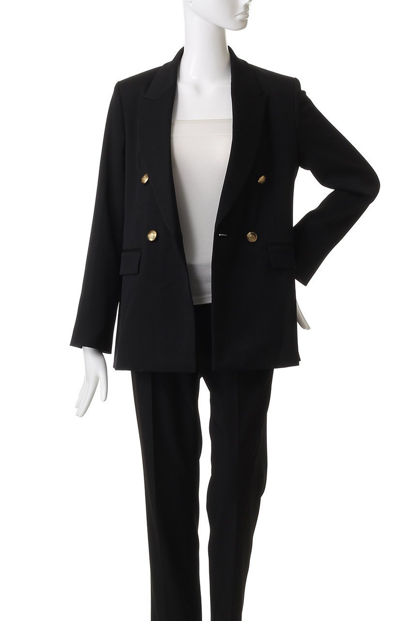 【アルアバイル/allureville】の【LOULOU WILLOUGHBY】ウールチノダブルジャケット 人気、トレンドファッション・服の通販 founy(ファニー) 　ファッション　Fashion　レディースファッション　Fashion for Women　アウター　Coat / Outerwear Collection　レディースジャケット・軽アウター　Jackets　シェイプ　Shape, Slim Fit　ジャケット　Jacket, Outerwear　ダブル　Double, Double-Breasted　パターン　Pattern, Design Print　フェミニン　Feminine, Girly　ベーシック　Basic, Essential　マニッシュ　Mannish, Boyish　今季　This Season, Current Season　新作・新入荷　New Arrivals / New In　other-8|ID: prp329100004632835 ipo3291000000033948893