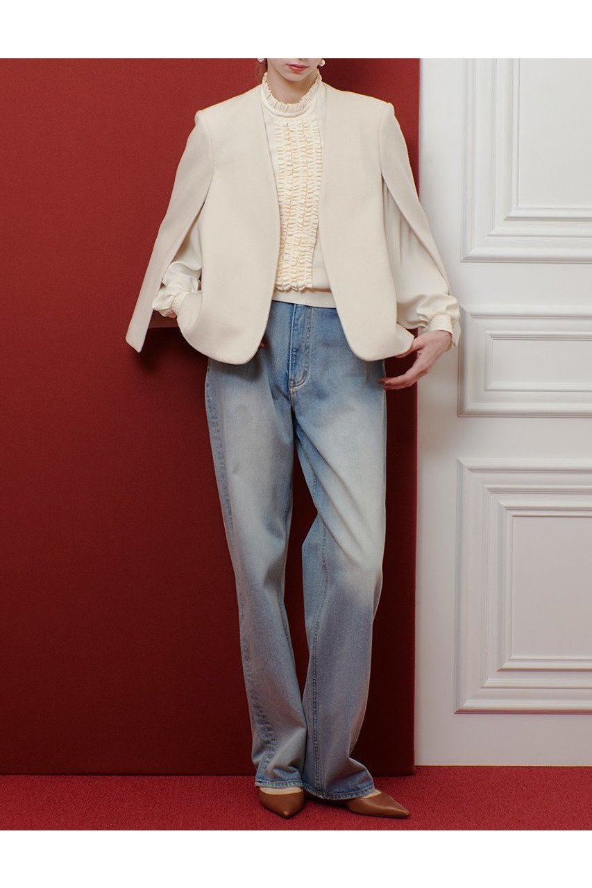 【アルアバイル/allureville】の【LOULOU WILLOUGHBY】ビーバーケープジャケット 人気、トレンドファッション・服の通販 founy(ファニー) 　ファッション　Fashion　レディースファッション　Fashion for Women　アウター　Coat / Outerwear Collection　レディースジャケット・軽アウター　Jackets　2025年　2025　2025-2026秋冬・A/W　Autumn/Winter 2025–26 AW25–26　ジャケット　Jacket, Outerwear　定番　Standard, Basic Item　A/W・秋冬　Autumn/Winter　防寒　Cold Protection, Winter-Ready　other-4|ID: prp329100004632837 ipo3291000000033341902