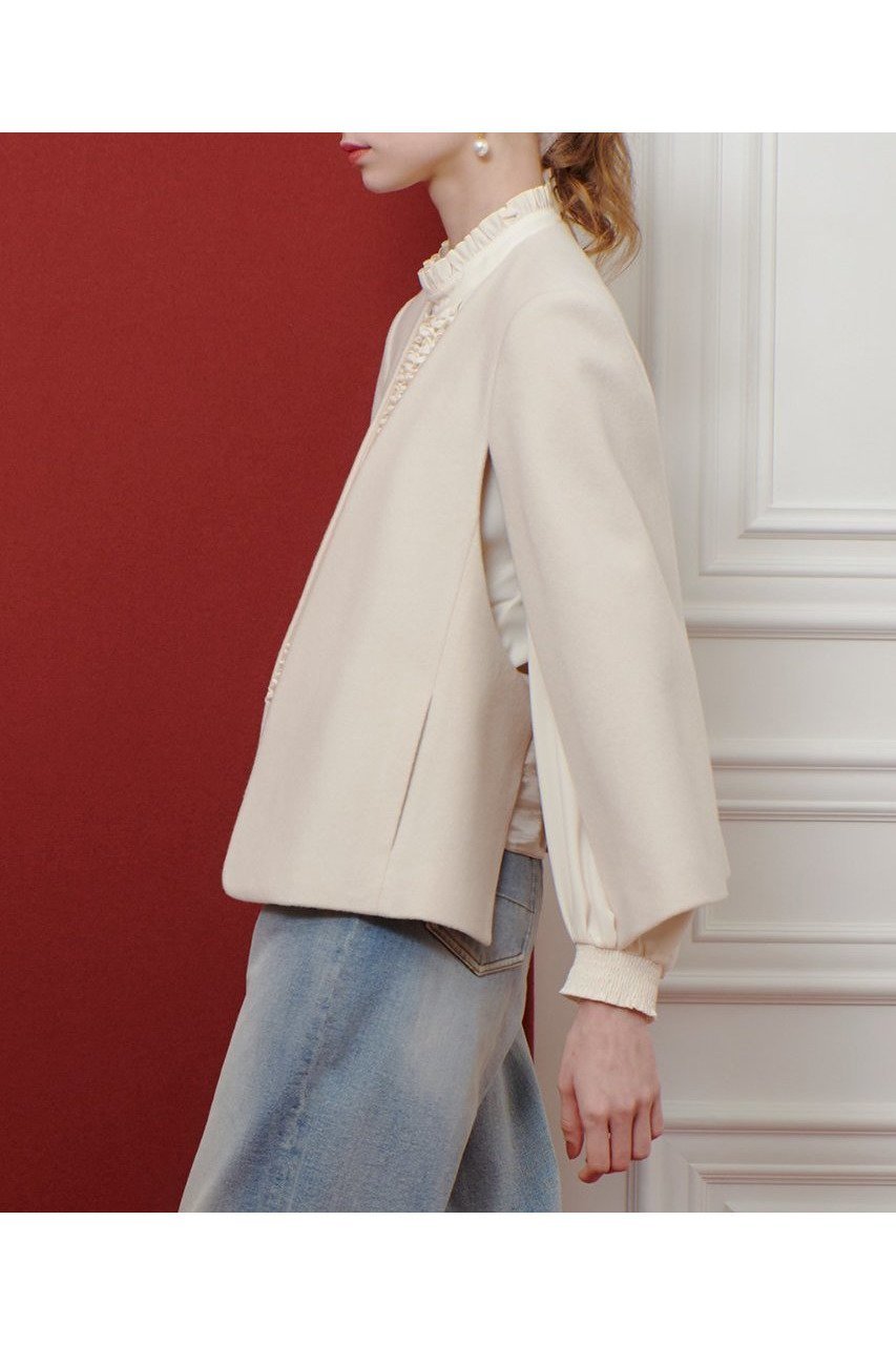 【アルアバイル/allureville】の【LOULOU WILLOUGHBY】ビーバーケープジャケット 人気、トレンドファッション・服の通販 founy(ファニー) 　ファッション　Fashion　レディースファッション　Fashion for Women　アウター　Coat / Outerwear Collection　レディースジャケット・軽アウター　Jackets　2025年　2025　2025-2026秋冬・A/W　Autumn/Winter 2025–26 AW25–26　ジャケット　Jacket, Outerwear　定番　Standard, Basic Item　A/W・秋冬　Autumn/Winter　防寒　Cold Protection, Winter-Ready　other-5|ID: prp329100004632837 ipo3291000000033341904
