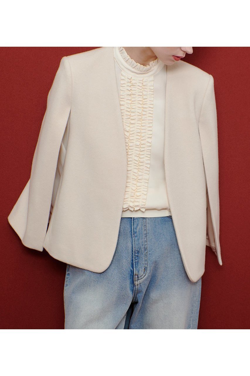 【アルアバイル/allureville】の【LOULOU WILLOUGHBY】ビーバーケープジャケット 人気、トレンドファッション・服の通販 founy(ファニー) 　ファッション　Fashion　レディースファッション　Fashion for Women　アウター　Coat / Outerwear Collection　レディースジャケット・軽アウター　Jackets　2025年　2025　2025-2026秋冬・A/W　Autumn/Winter 2025–26 AW25–26　ジャケット　Jacket, Outerwear　定番　Standard, Basic Item　A/W・秋冬　Autumn/Winter　防寒　Cold Protection, Winter-Ready　other-6|ID: prp329100004632837 ipo3291000000033341906