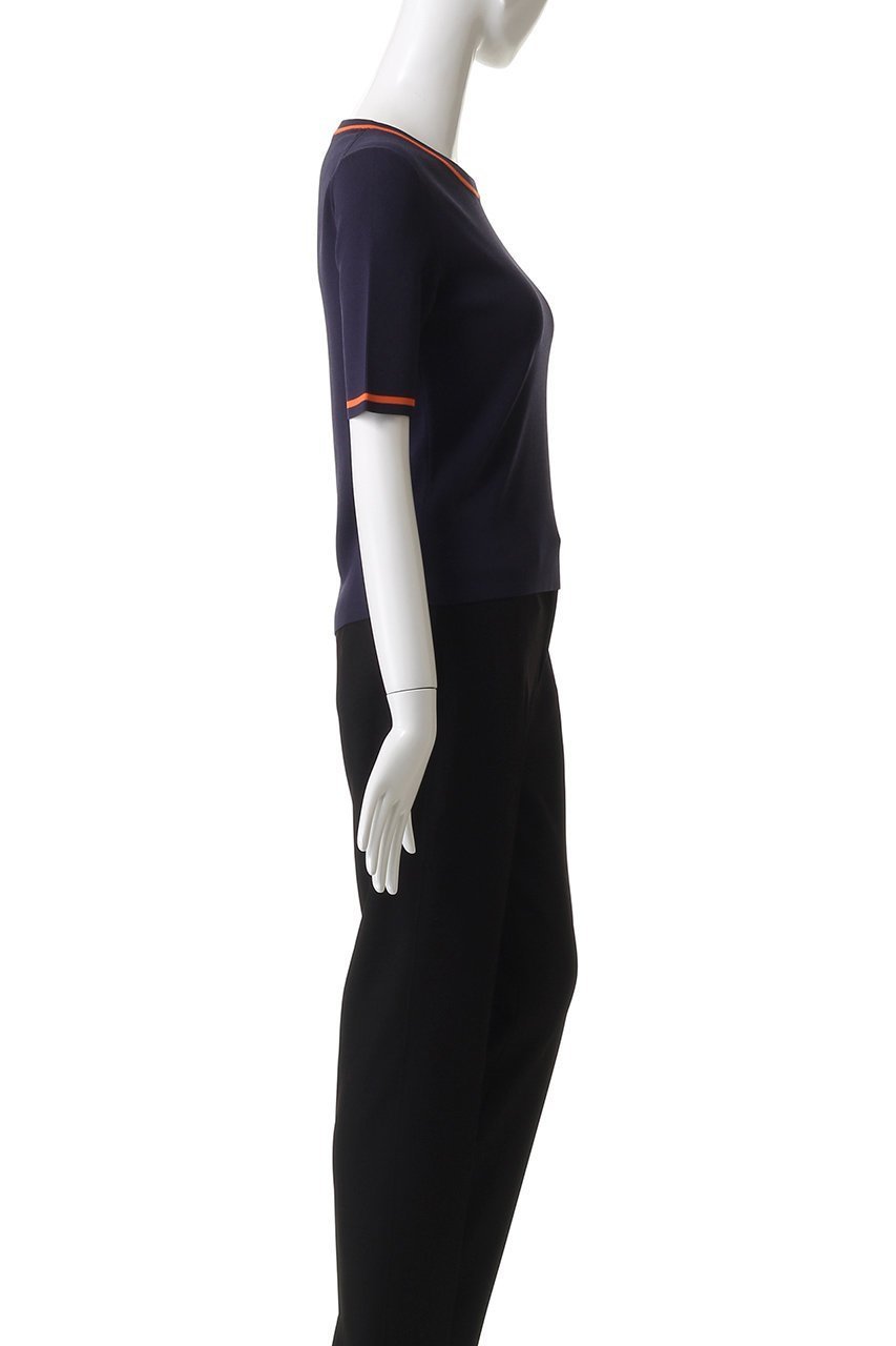 【アルアバイル/allureville】の総針コンパクトクルーNC プルオーバー 人気、トレンドファッション・服の通販 founy(ファニー) 　ファッション　Fashion　レディースファッション　Fashion for Women　トップス・カットソー　Cut & Sew Tops　ニット　Knit Tops & Sweaters　カジュアルプルオーバー・ニットトップス　Pullovers & Knit Tops / Casual Pullovers　2025年　2025　2025-2026秋冬・A/W　Autumn/Winter 2025–26 AW25–26　コンパクト　Compact, Small Size　デニム　Denim, Jeans Material　フィット　Fit, Slim Fit　フレア　Flare, Flared　A/W・秋冬　Autumn/Winter　other-3|ID: prp329100004632845 ipo3291000000033341970