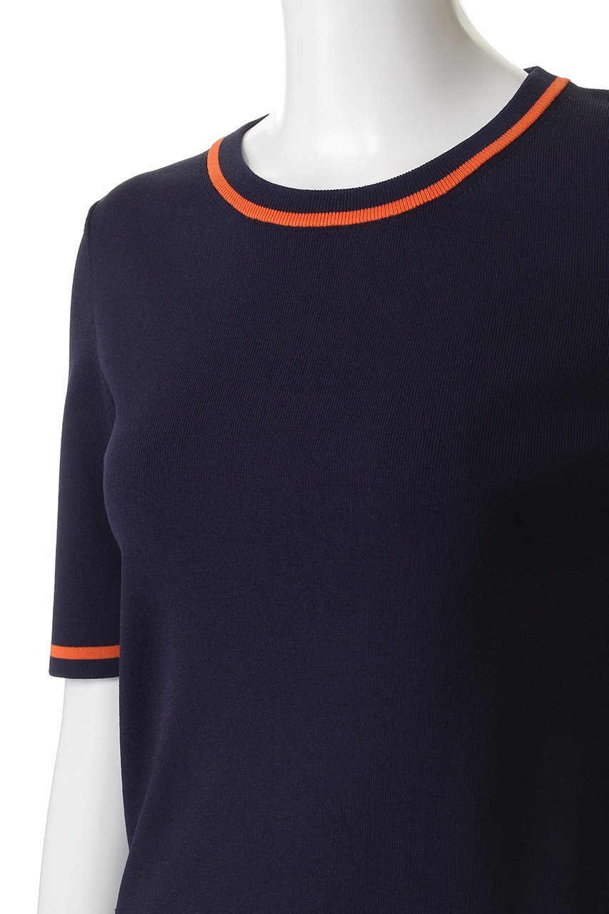 【アルアバイル/allureville】の総針コンパクトクルーNC プルオーバー 人気、トレンドファッション・服の通販 founy(ファニー) 　ファッション　Fashion　レディースファッション　Fashion for Women　トップス・カットソー　Cut & Sew Tops　ニット　Knit Tops & Sweaters　カジュアルプルオーバー・ニットトップス　Pullovers & Knit Tops / Casual Pullovers　2025年　2025　2025-2026秋冬・A/W　Autumn/Winter 2025–26 AW25–26　コンパクト　Compact, Small Size　デニム　Denim, Jeans Material　フィット　Fit, Slim Fit　フレア　Flare, Flared　A/W・秋冬　Autumn/Winter　other-5|ID: prp329100004632845 ipo3291000000033341972
