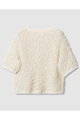 【アナイ/ANAYI】 チュールツイードプルオーバー人気、トレンドファッション・服の通販 founy(ファニー) ファッション Fashion レディースファッション Fashion for Women トップス・カットソー Cut & Sew Tops ニット Knit Tops & Sweaters カジュアルプルオーバー・ニットトップス Pullovers & Knit Tops / Casual Pullovers 2025年 2025 2025-2026秋冬・A/W Autumn/Winter 2025–26 AW25–26 グラデーション Gradient, Ombre チュール Tulip, Tulip Motif メタル Metal, Metal Parts 半袖 Short Sleeve, Half Sleeve A/W・秋冬 Autumn/Winter |ID:prp329100004632849
