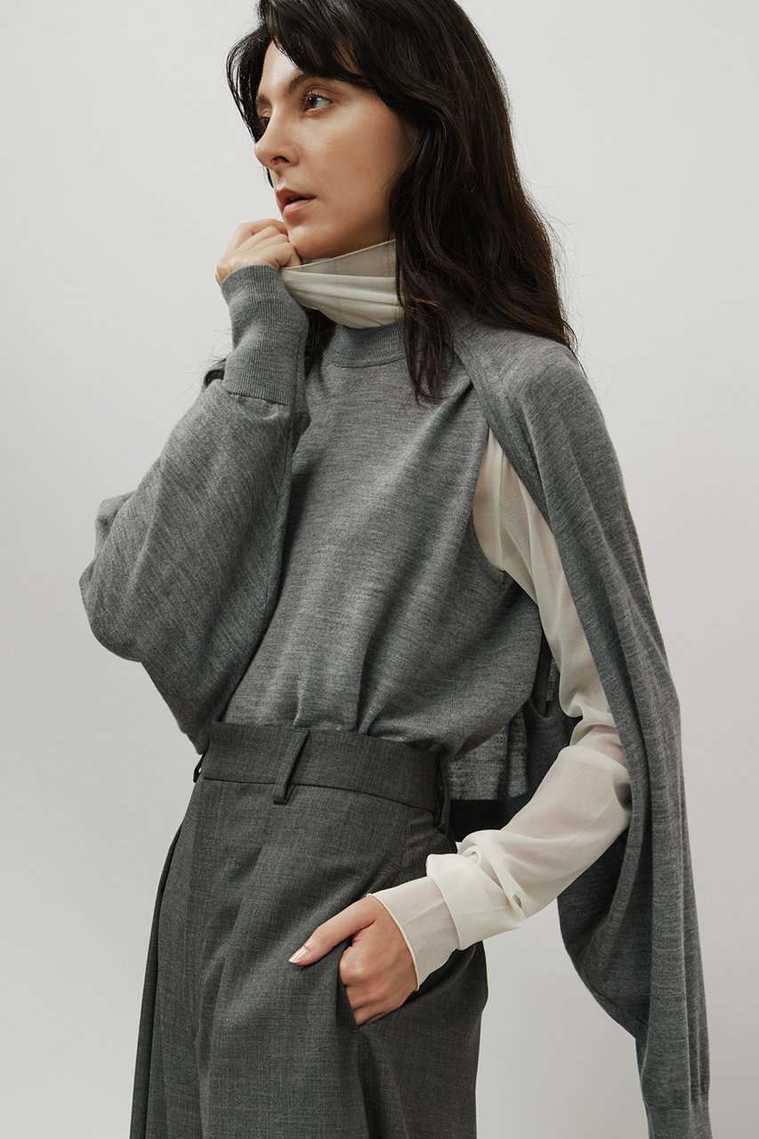 【デパリエ/DEPAREILLE】のハイゲージアレンジメントボレロ 人気、トレンドファッション・服の通販 founy(ファニー) 　ファッション　Fashion　レディースファッション　Fashion for Women　トップス・カットソー　Cut & Sew Tops　ニット　Knit Tops & Sweaters　カジュアルプルオーバー・ニットトップス　Pullovers & Knit Tops / Casual Pullovers　ボレロ　Bolero, Short Cardigan　other-7|ID: prp329100004632850 ipo3291000000033603313