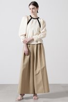 【ヒューエルミュージアム/hueLe Museum】の【hLM】ギャバタックワイドパンツ ベージュ|ID: prp329100004632853 ipo3291000000035321352