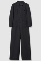 【アルアバイル/allureville】の【LOULOU WILLOUGHBY】ツイードオールインワン 人気、トレンドファッション・服の通販 founy(ファニー) ファッション Fashion レディースファッション Fashion for Women パンツ Pants & Trousers 2025年 2025 2025-2026秋冬・A/W Autumn/Winter 2025–26 AW25–26 ストレート Straight, Straight Cut ツイード／ツィード Choker, Choker Necklace ツイード Twill, Twill Weave トレンド Trend, Trending Now バランス Balance, Style Balance ポケット Pocket, Pocket Detail ワイド Wide, Wide Fit A/W・秋冬 Autumn/Winter thumbnail ネイビー|ID: prp329100004632855 ipo3291000000033342038