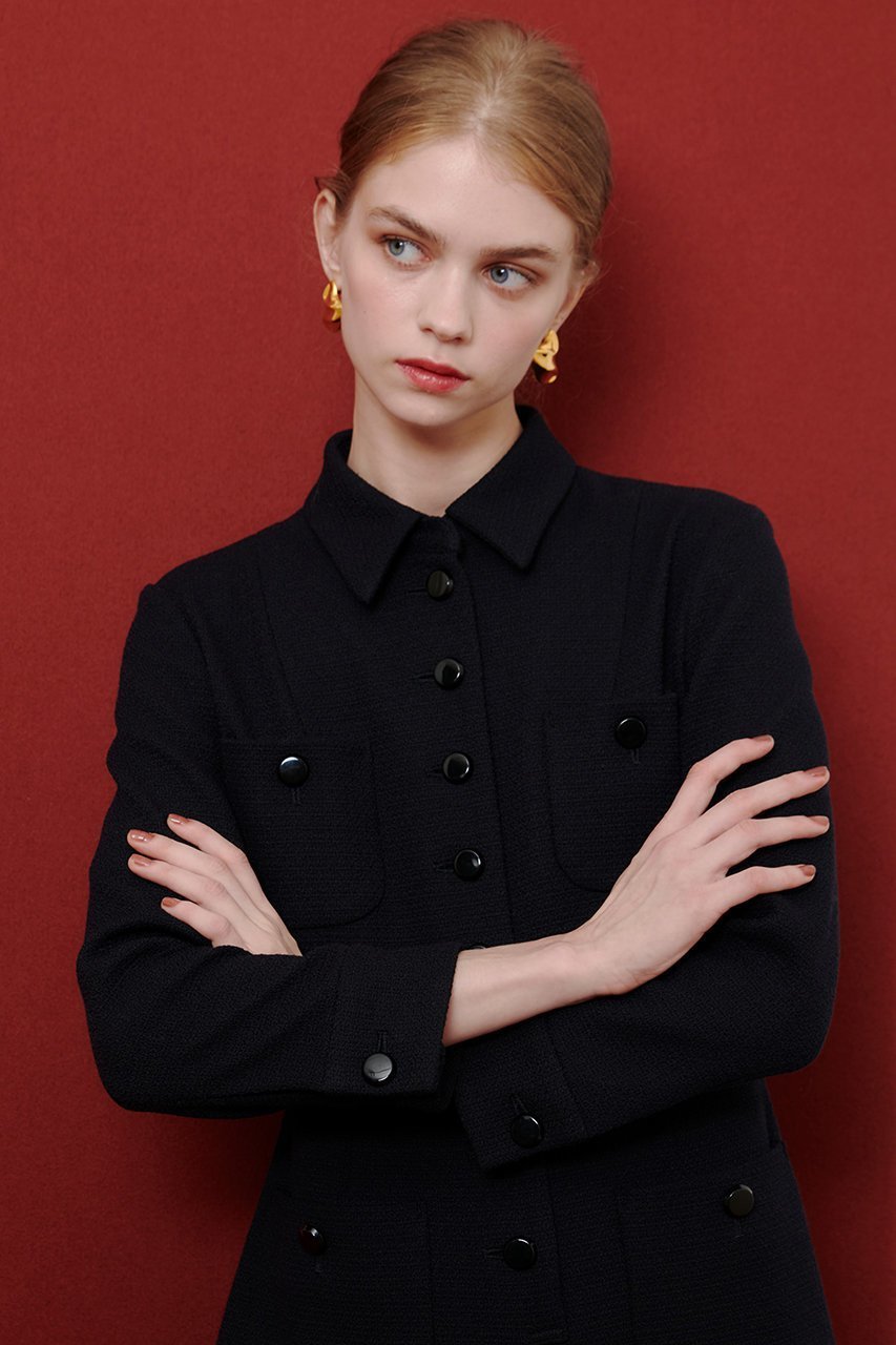 【アルアバイル/allureville】の【LOULOU WILLOUGHBY】ツイードオールインワン 人気、トレンドファッション・服の通販 founy(ファニー) 　ファッション　Fashion　レディースファッション　Fashion for Women　パンツ　Pants & Trousers　2025年　2025　2025-2026秋冬・A/W　Autumn/Winter 2025–26 AW25–26　ストレート　Straight, Straight Cut　ツイード／ツィード　Choker, Choker Necklace　ツイード　Twill, Twill Weave　トレンド　Trend, Trending Now　バランス　Balance, Style Balance　ポケット　Pocket, Pocket Detail　ワイド　Wide, Wide Fit　A/W・秋冬　Autumn/Winter　other-7|ID: prp329100004632855 ipo3291000000033342046