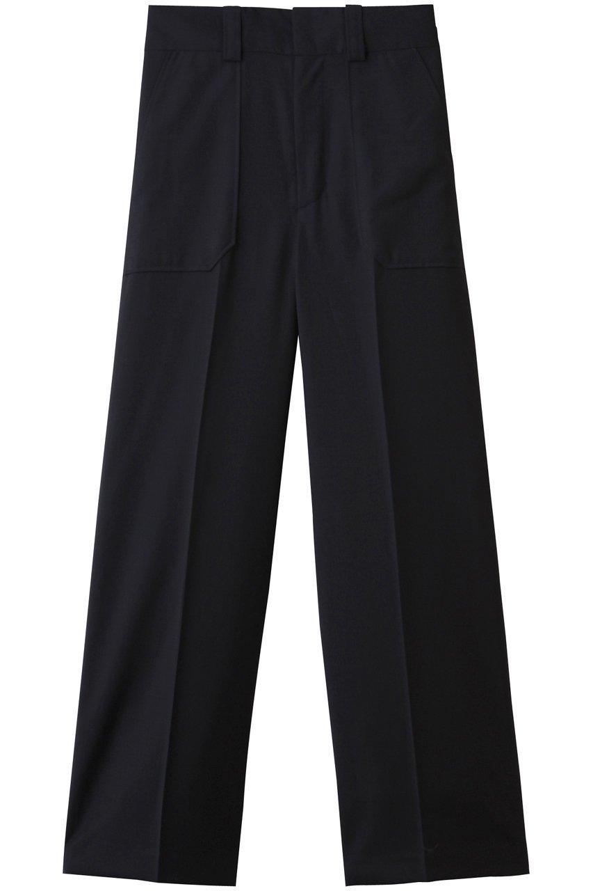 【アルアバイル/allureville】のトリアセサイロシアーワイドパンツ インテリア・キッズ・メンズ・レディースファッション・服の通販 founy(ファニー) ファッション Fashion レディースファッション Fashion for Women パンツ Pants & Trousers センター Center, Center Line トレンド Trend, Trending Now フロント Front, Front Design ワイド Wide, Wide Fit エレガント 上品 Elegant ネイビー2|ID: prp329100004632858 ipo3291000000033370056