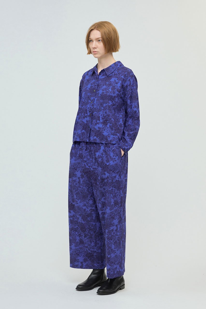 【ミズイロ インド/mizuiro ind】のprint easy PT パンツ 人気、トレンドファッション・服の通販 founy(ファニー) 　ファッション　Fashion　レディースファッション　Fashion for Women　パンツ　Pants & Trousers　おすすめ　Recommended / Our Picks　セットアップ　Set-Up, Coordinated Outfit　フラワー　Flower, Floral　プリント　Print, Printed Pattern　秋　Autumn　other-7|ID: prp329100004632861 ipo3291000000033906281