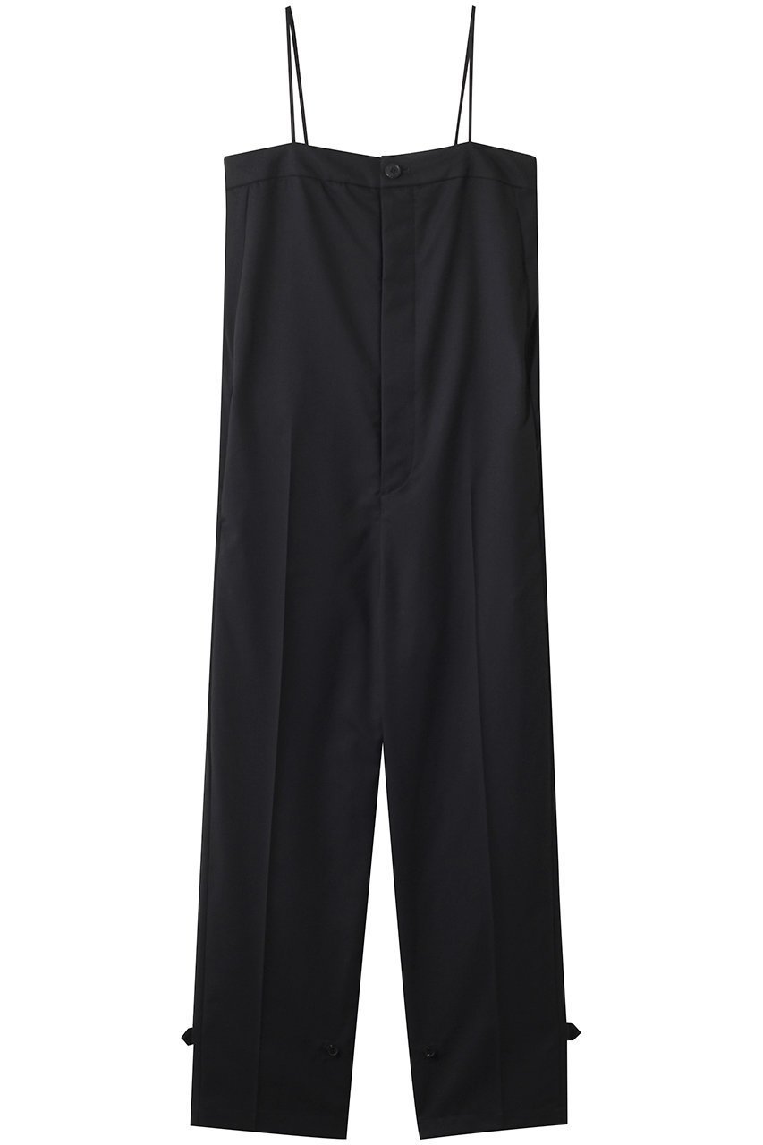 【デパリエ/DEPAREILLE】のウールギャバジンサロペット インテリア・キッズ・メンズ・レディースファッション・服の通販 founy(ファニー) 　ファッション　Fashion　レディースファッション　Fashion for Women　パンツ　Pants & Trousers　2025年　2025　2025-2026秋冬・A/W　Autumn/Winter 2025–26 AW25–26　カットソー　Cut and Sewn Top　サロペット　Overalls, Salopette　マニッシュ　Mannish, Boyish　A/W・秋冬　Autumn/Winter　ブラック|ID: prp329100004632877 ipo3291000000033342220