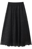 【アナイ/ANAYI】のレースフラワーチュールギャザースカート ブラック|ID: prp329100004632880 ipo3291000000036158045