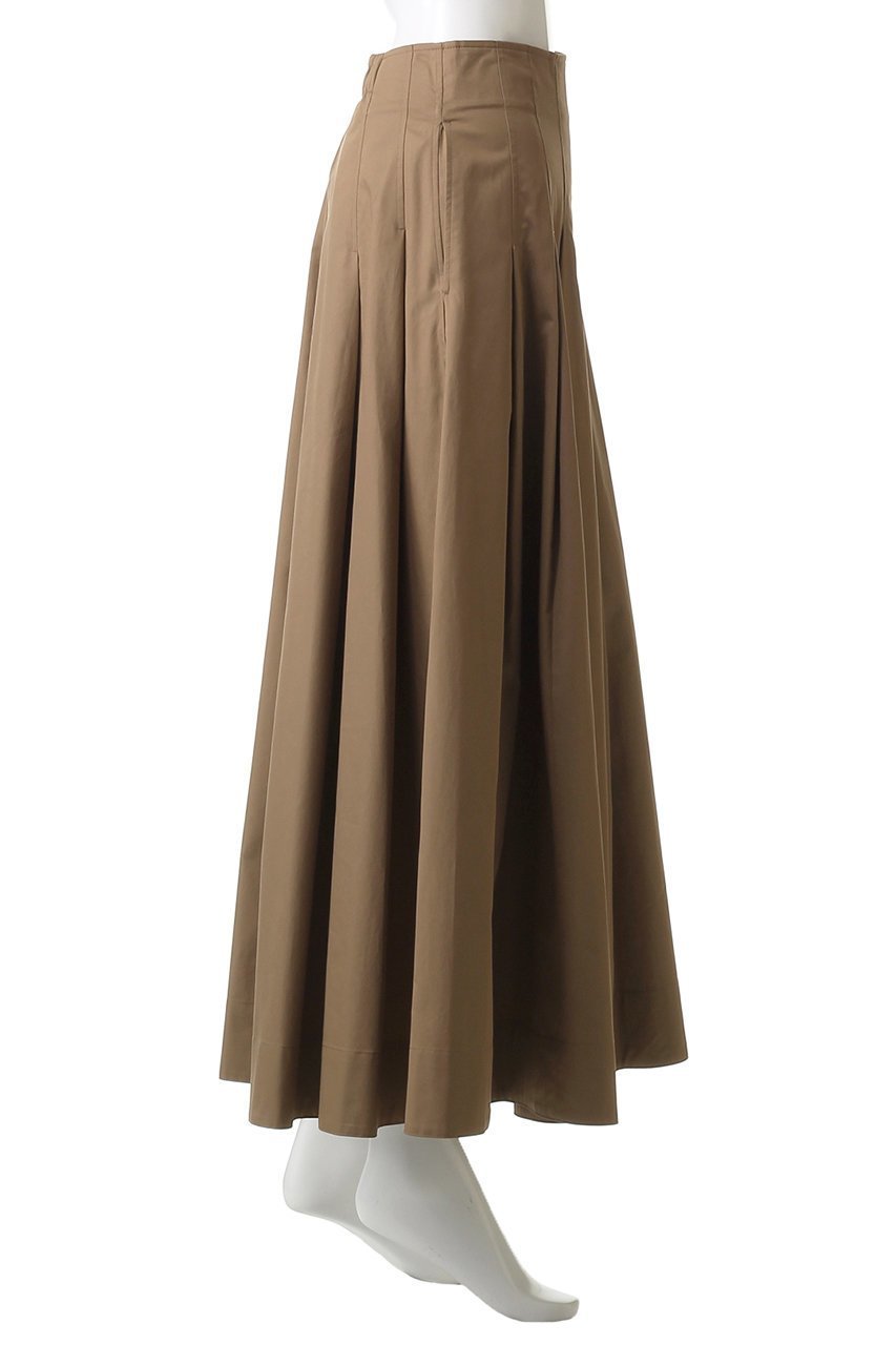 【プルミエ アロンディスモン/1er Arrondissement】のタイプライタータックスカート 人気、トレンドファッション・服の通販 founy(ファニー) 　ファッション　Fashion　レディースファッション　Fashion for Women　スカート　Skirts　ロングスカート　Long Skirts / Maxi & Midi Skirts　2025年　2025　2025-2026秋冬・A/W　Autumn/Winter 2025–26 AW25–26　エレガント 上品　Elegant　タイプライター　Typewriter Fabric, Crisp Cotton　バランス　Balance, Style Balance　フレア　Flare, Flared　ロング　Long, Long-Length　A/W・秋冬　Autumn/Winter　other-3|ID: prp329100004632881 ipo3291000000033342266