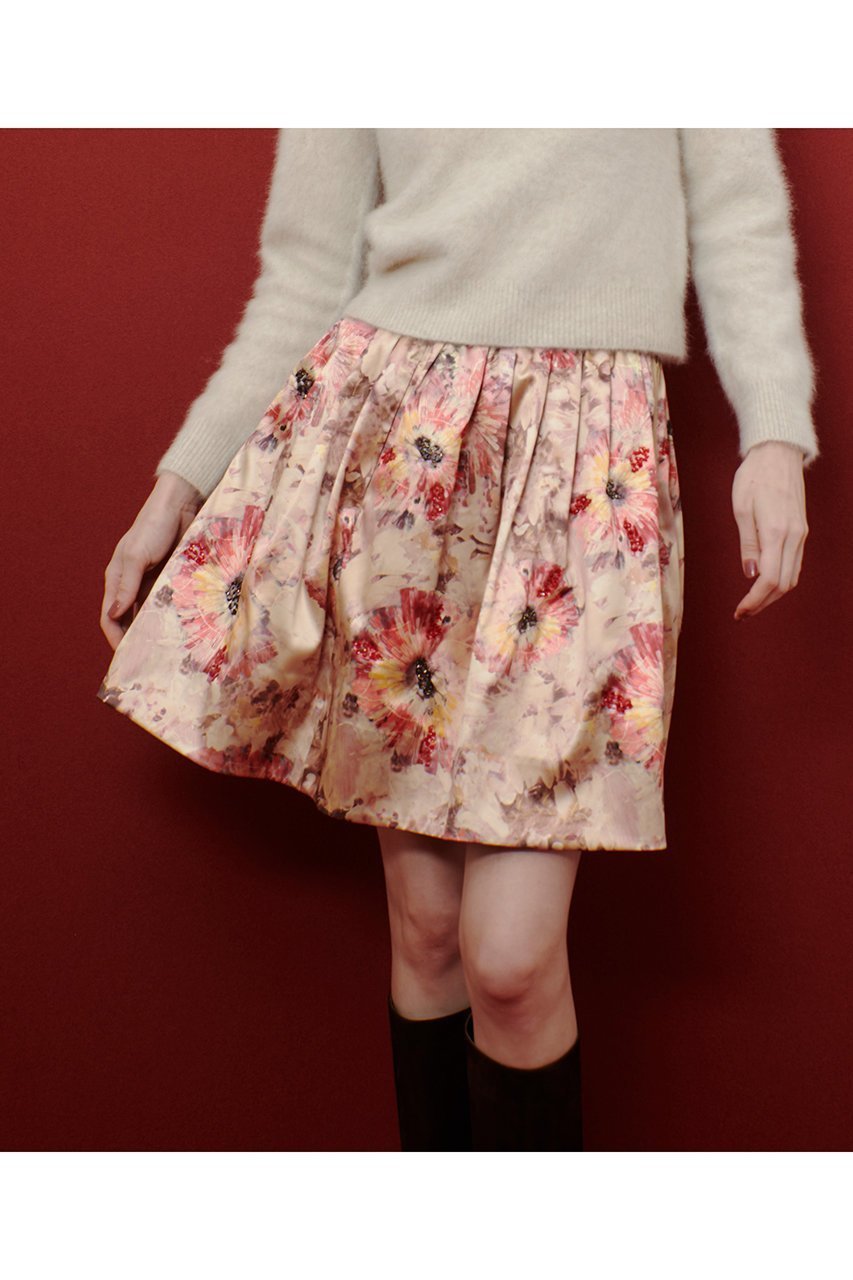 【アルアバイル/allureville】の【LOULOU WILLOUGHBY】BHARAT SILKミニスカート 人気、トレンドファッション・服の通販 founy(ファニー) 　ファッション　Fashion　レディースファッション　Fashion for Women　スカート　Skirts　ミニスカート　Mini Skirts　インド　Indian Textile　サテン　Satin, Glossy Fabric　スパンコール　Sequins, Sequin Embellishment　タイツ　Tights, Legwear　チュール　Tulip, Tulip Motif　プリント　Print, Printed Pattern　ミニスカート　Mini Skirt, Short Skirt　other-7|ID: prp329100004632885 ipo3291000000035562626