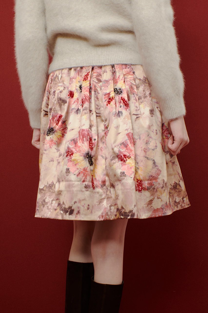 【アルアバイル/allureville】の【LOULOU WILLOUGHBY】BHARAT SILKミニスカート 人気、トレンドファッション・服の通販 founy(ファニー) 　ファッション　Fashion　レディースファッション　Fashion for Women　スカート　Skirts　ミニスカート　Mini Skirts　インド　Indian Textile　サテン　Satin, Glossy Fabric　スパンコール　Sequins, Sequin Embellishment　タイツ　Tights, Legwear　チュール　Tulip, Tulip Motif　プリント　Print, Printed Pattern　ミニスカート　Mini Skirt, Short Skirt　other-8|ID: prp329100004632885 ipo3291000000035562627